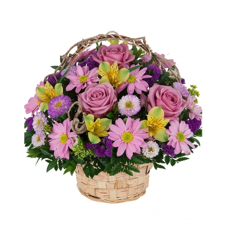 Send Basket Of Love Flower Gift To Uganda Kampala