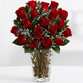 18 Long Stemmed Red Roses