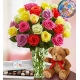 New Baby Celebration Assorted Roses