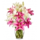 Stunning Pink and White Lilies