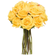 12 Long Stem Yellow Roses