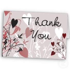 Thank you Card Sample