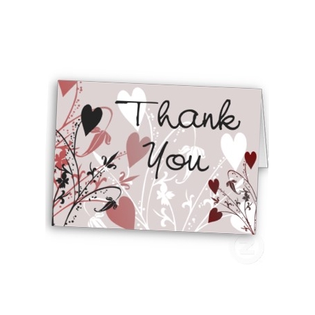 Thank you Card Sample