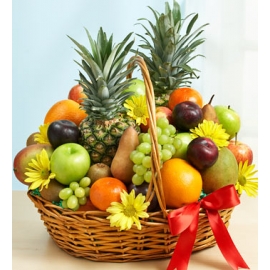 Kazinga Flower Fruit Gift Basket