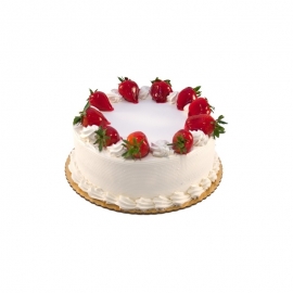 Birthday fresh white Cream Cake (Size 12)