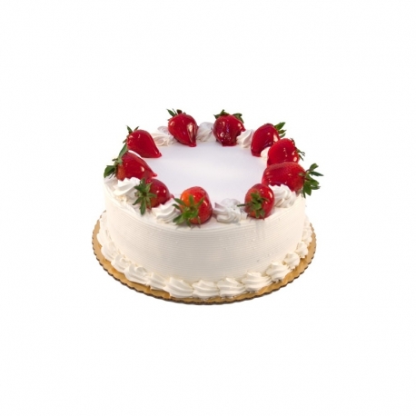 Bithday fresh white Cream Cake (Size 12)