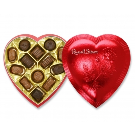 Russell Stover Valentine's Day Red Foil Heart, 7 oz.